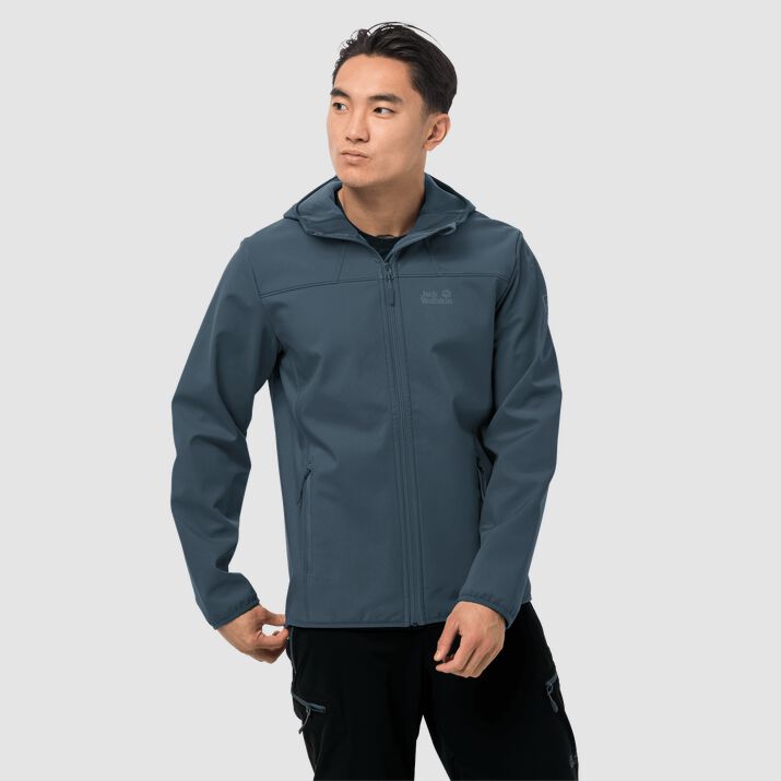 Chamarra Outdoor Jack Wolfskin Northern Point Hombre Grises Azules Mexico-9851134